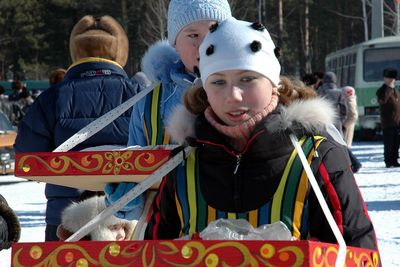 Народные гуляния в Масленицу