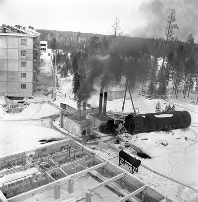 март 74. строится 17 общ. дом 1, временная котельная
