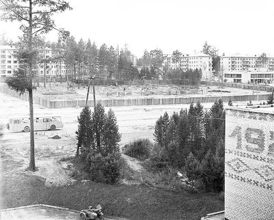 Подготовка площадки под строительство ДК Юность