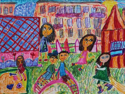 Ганущак Мария, 6 лет, "Летний день"