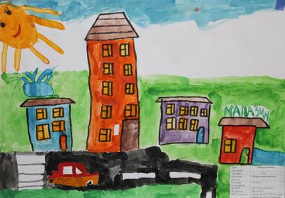 Михеев Миша, 7 лет, "Город моей мечты"