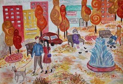 Никитина Влада, 14 лет, "Прогулка"