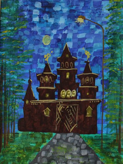 Шабалин Богдан, 10 лет, "У церкви"