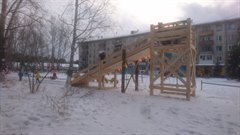 Зимний праздник для жителей поселка Промбаза