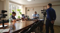 Пресс-конференция мэра города Саянска