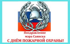 Поздравление мэра города Олега Боровского работников и ветеранов пожарной охраны
