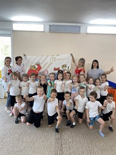 Воспитанники детского сада "Дюймовочка"  готовятся к сдаче нормативов ГТО