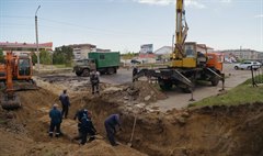 СТЭП приступило к замене участка теплосети