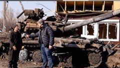 Экспозиция «Свидетельства преступлений украинских нацистов на Донбассе (2022 г.)»