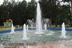 Городской фонтан запущен в работу