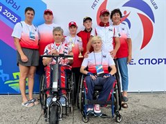 Победы саянцев на всероссийских соревнованиях по легкой атлетике среди спортсменов с поражением опорно-двигательного аппарата и нарушением зрения