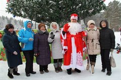 Открытие снежного городка