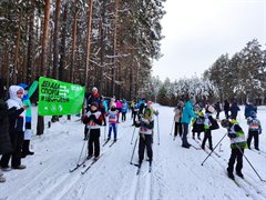 Саянским лыжникам не страшен ни мороз, ни ветер!