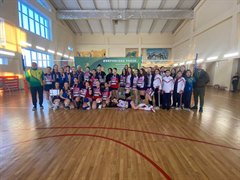 Вторые в зимнем первенстве по волейболу