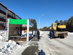 Новые остановочные павильоны