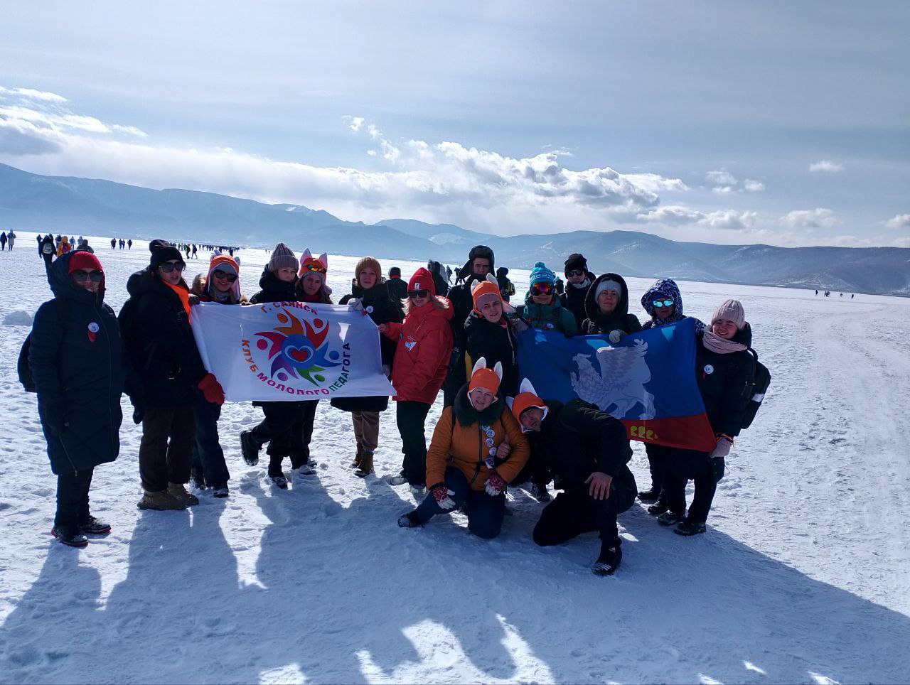 Ледовый переход 2024 под девизом: «Мы за здоровый образ жизни!!!»