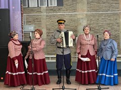 Открытие передвижной планшетной выставки "История и современность российского казачества"