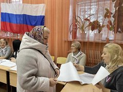 Саянцы голосуют!