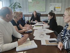 Еженедельное планерное совещание со структурными подразделениями администрации города в сфере архитектуры и градостроительства, жилищно-коммунального хозяйства, гражданской обороны.