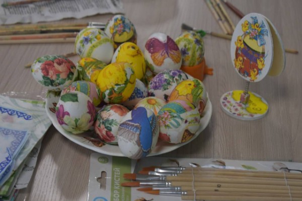 Пасхальное  яичко расписное 