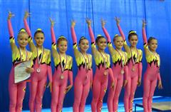 Саянские звезды аэробики выступили блестяще