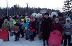 Балом правили Василиса, Масяня и Дед Мороз