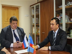 Состоялась рабочая встреча депутата Госдумы Сергея Тена и мэра Саянска Олега Боровского