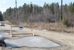 Ремонт дороги на садоводство «Рассвет» планируется завершить к 1 мая