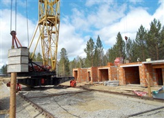 Фундаменты будущего микрорайона