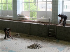 Новые окна и бассейн