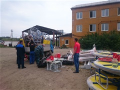 Доставлены детские игровые комплексы