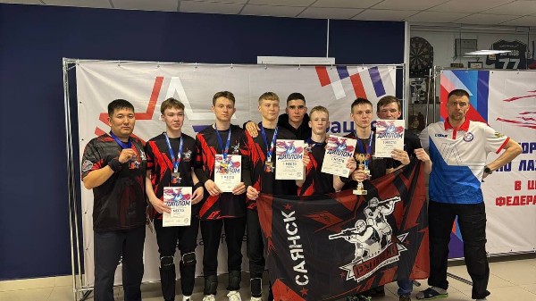 Саянские спортсмены стали победителями Первенства России по Лазерному бою!