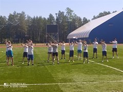 В лагере "Факел" прошло открытие смены