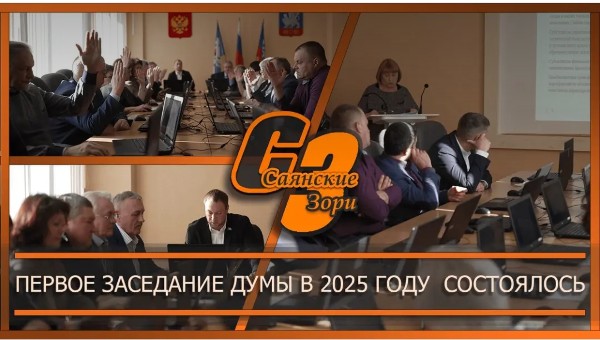 ПЕРВОЕ ЗАСЕДАНИЕ ДУМЫ В 2025 ГОДУ СОСТОЯЛОСЬ 